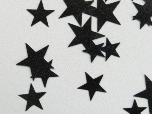 zoom étoiles flex noir glitter